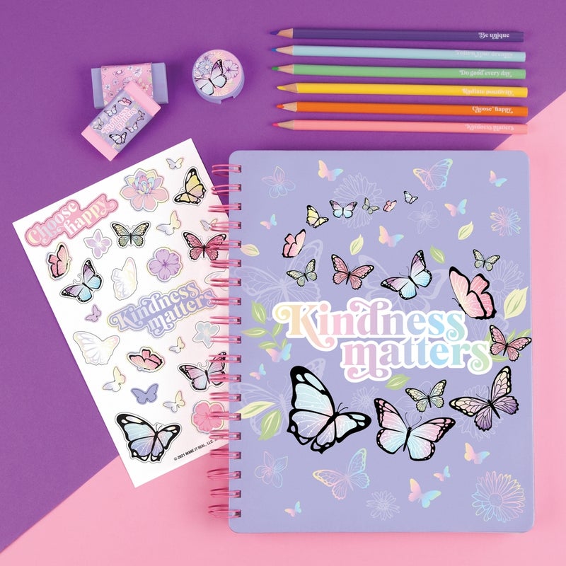 Make It Real - Butterfly All-In-1 Sketching Set 11 Pieces - 12025 - Image 2